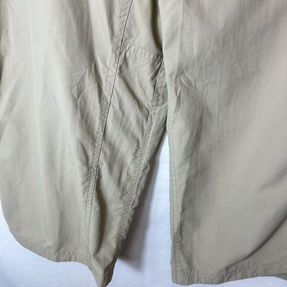 The North Face Horizon II Beige Tan UPF 30 Performance Capri Pants Size 10 - Picture 4 of 16